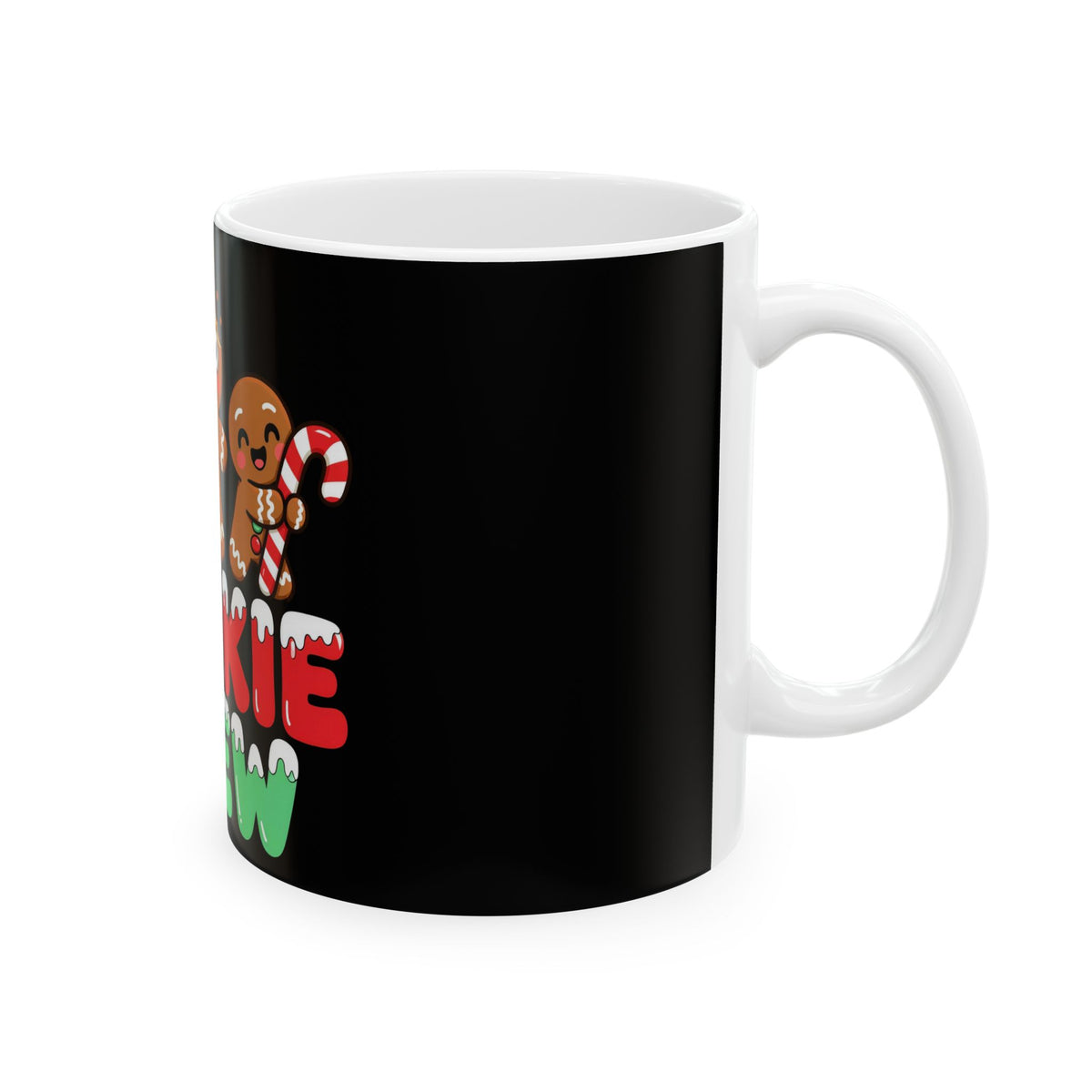 Cookie Crew Christmas Mug | Cute Gingerbread 11oz Coffee Mug | Matching Family Christmas Gift
