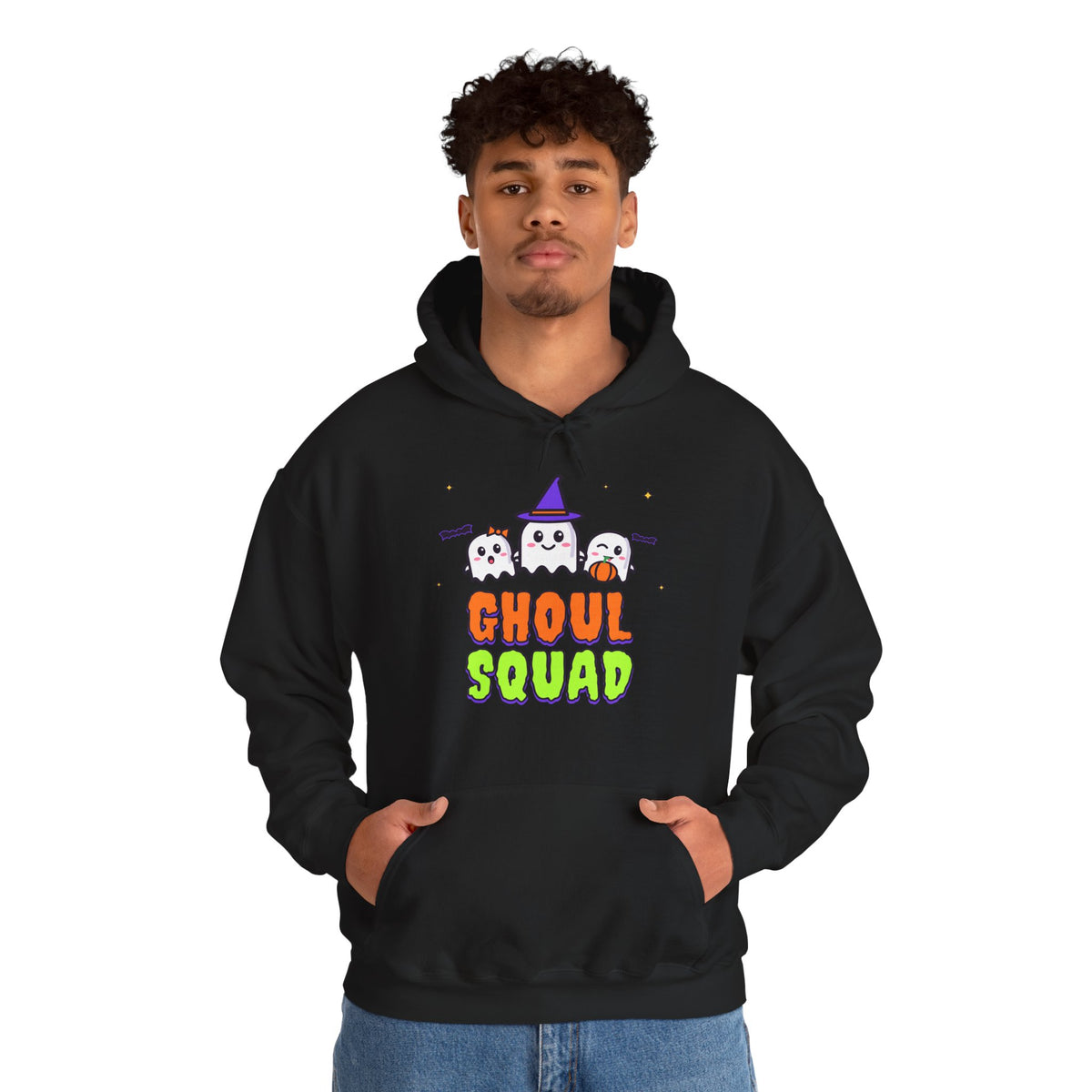 Ghoul Squad Halloween Hoodie | Cute Ghost Hooded Sweatshirt | Matching Family Halloween