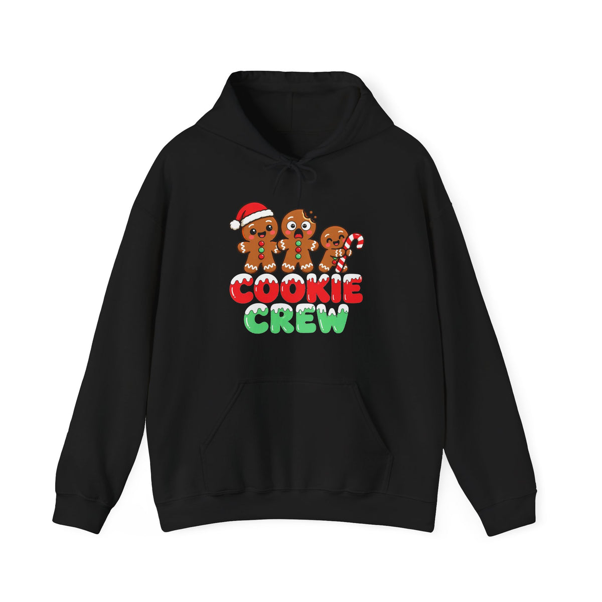 Cookie Crew Christmas Hoodie | Cute Gingerbread Hooded Sweatshirt | Matching Family Christmas