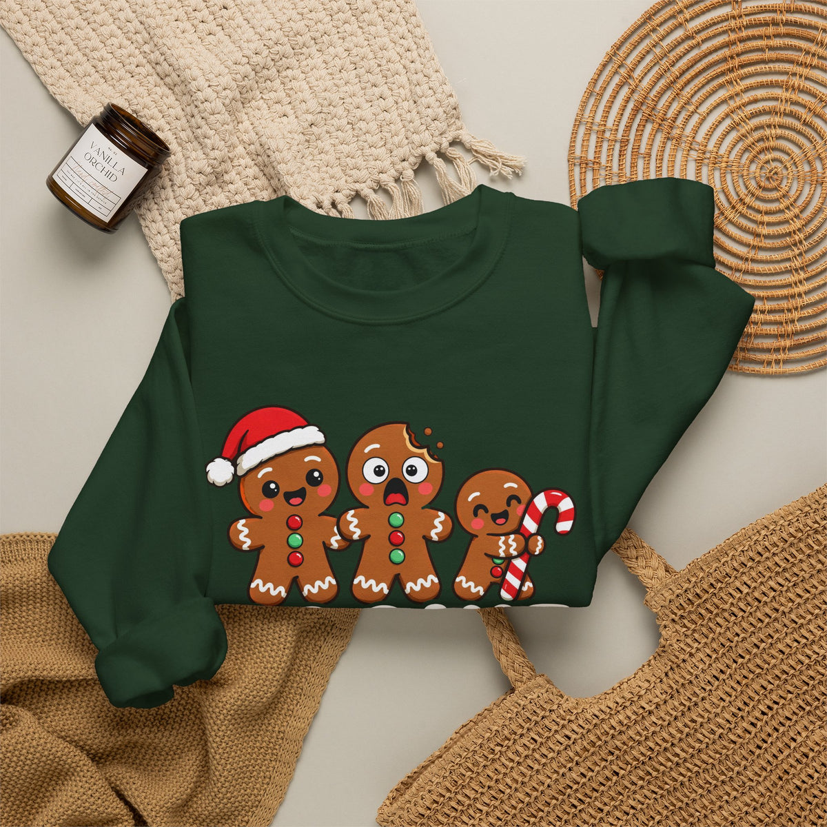 Cookie Crew Christmas Sweatshirt | Cute Gingerbread Crewneck | Matching Family Christmas