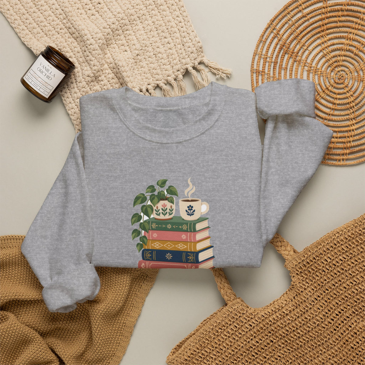 Just One More Chapter Sweatshirt - Book Lover Crewneck