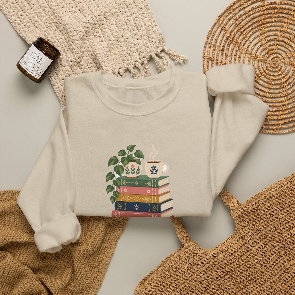 Just One More Chapter Sweatshirt - Book Lover Crewneck