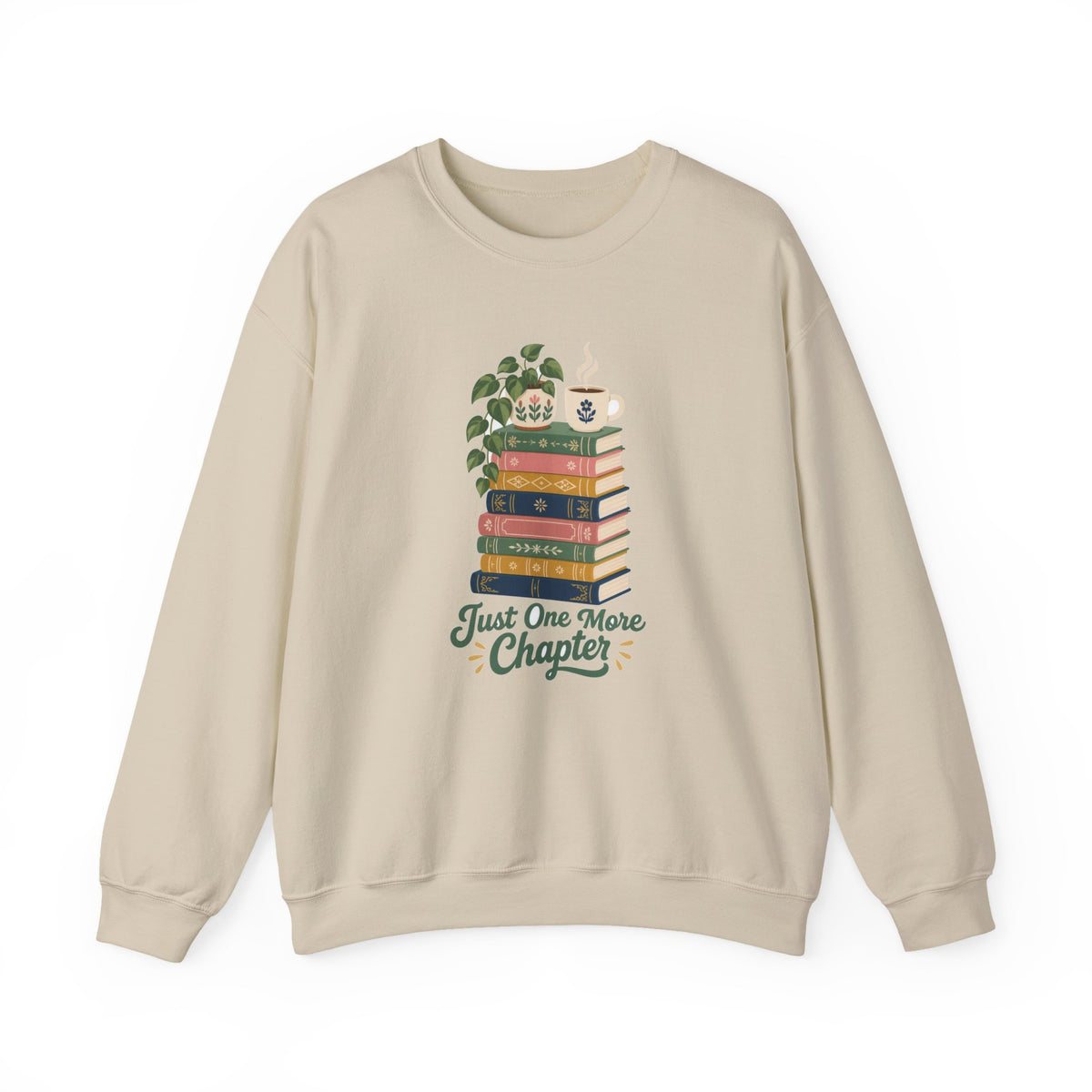 Just One More Chapter Sweatshirt - Book Lover Crewneck
