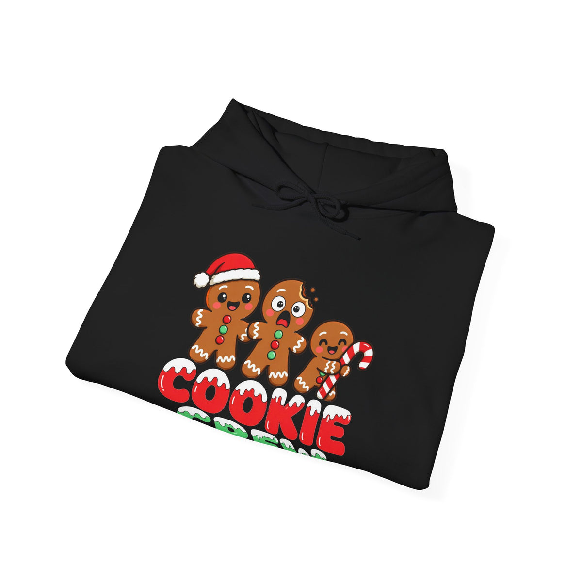 Cookie Crew Christmas Hoodie | Cute Gingerbread Hooded Sweatshirt | Matching Family Christmas