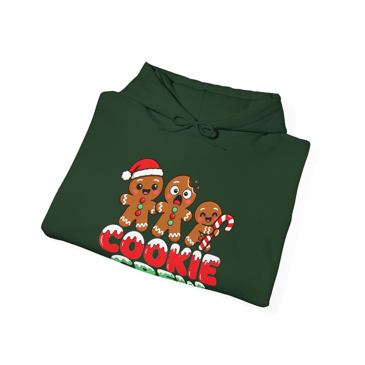 Cookie Crew Christmas Hoodie | Cute Gingerbread Hooded Sweatshirt | Matching Family Christmas