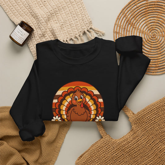 Gobble Squad Thanksgiving Sweatshirt | Retro Turkey Crewneck | Matching Family Fall