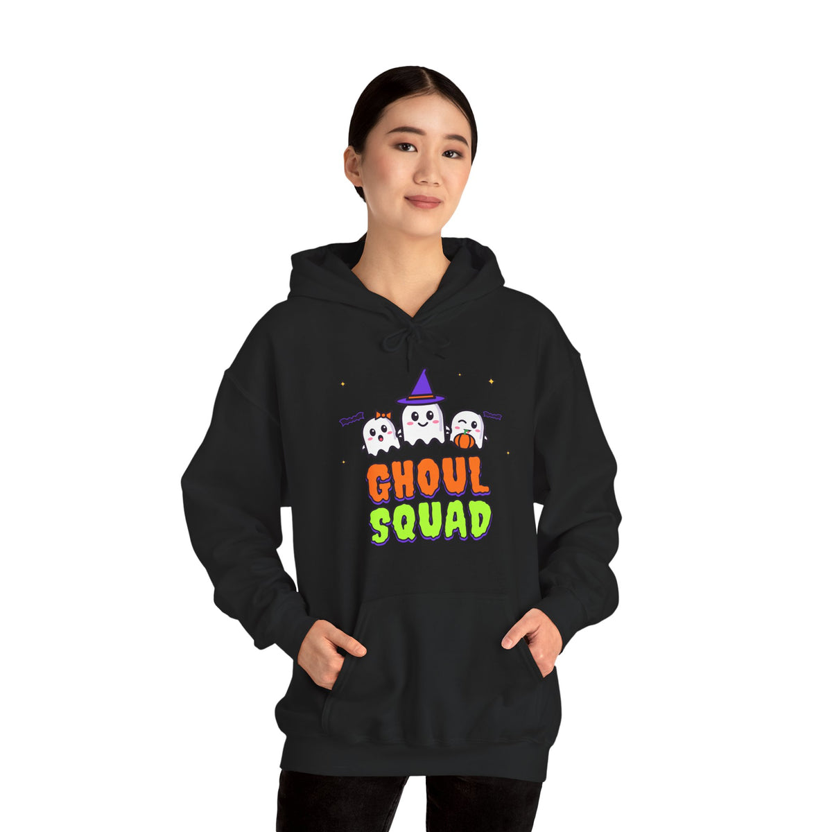 Ghoul Squad Halloween Hoodie | Cute Ghost Hooded Sweatshirt | Matching Family Halloween