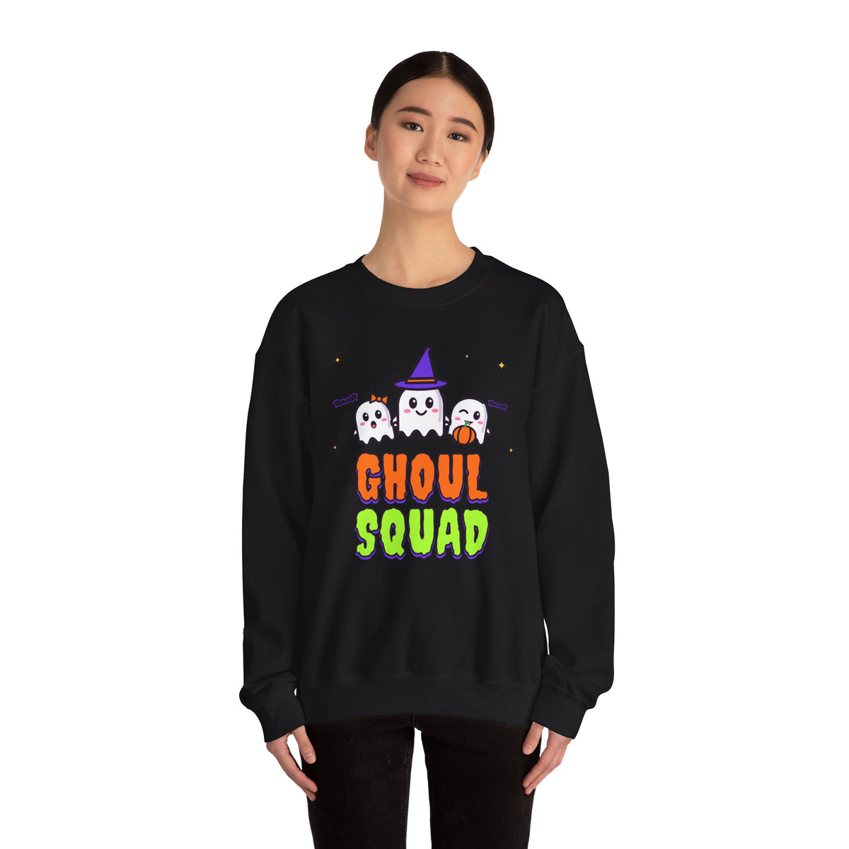 Ghoul Squad Halloween Sweatshirt | Cute Ghost Crewneck | Matching Family Halloween